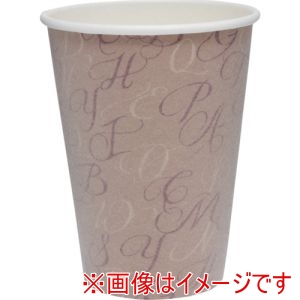 シモジマ HEIKO シモジマ 4537106 発泡断熱カップ 12オンス 口径89mm タイポアート 50個入り