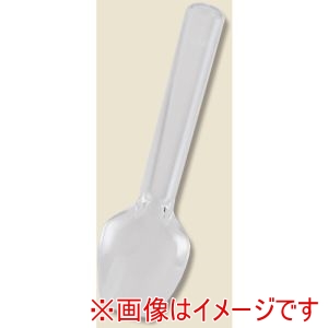 シモジマ HEIKO シモジマ 4513011 プラスチックスプーン 透明 8cm 単袋 100本入り