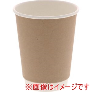シモジマ HEIKO シモジマ 4537008 二重断熱カップ 12オンス 口径90mm クラフト 25個入り