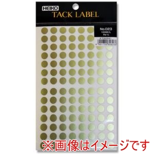 シモジマ HEIKO シモジマ 7062641 タックラベル φ9 No.023 金 1008枚入り
