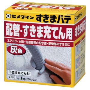 セメダイン セメダイン HC-160 すきまパテ 灰 箱 1kg  500g×2入