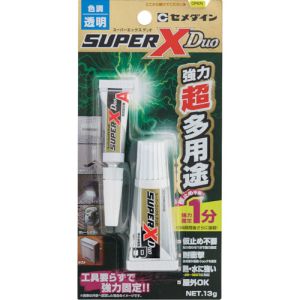 セメダイン セメダイン AX-231 スーパーX デュオ 透明 13gセット