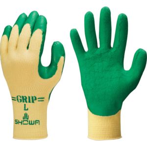 ショーワグローブ SHOWA ショーワグローブ 313 グリップ ソフトタイプ Lサイズ グリーン 1Pk 袋 3双 背抜き手袋 313-LGN