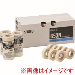 積水 積水 K653N08 和紙粘着テープ#653N 40X18 1パック=3巻入