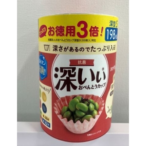 東洋アルミエコープロダクツ 東洋アルミ お徳用3倍抗菌深いぃおべんとうカップ深型S4色198枚入