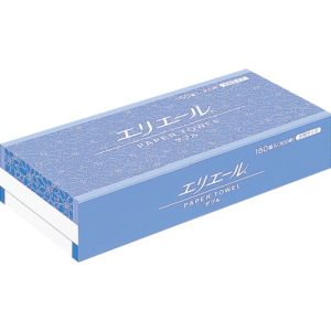 エリエールビジネスサポート ペーパータオル ダブル 150組300枚大判 25パック入１ケース メーカー直送 代引不可 北海道沖縄離島不可