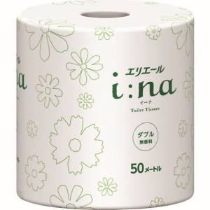 エリエール エリエール 823201 エリエールi:naトイレットティシューダブル50m個包装 無香料 メーカー直送 代引不可 沖縄離島不可