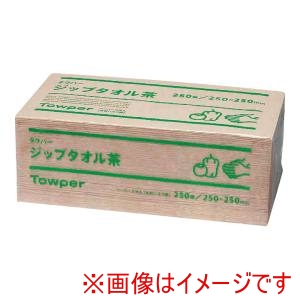 トライフ トライフ タウパー ジップ 茶 1ケース12束入