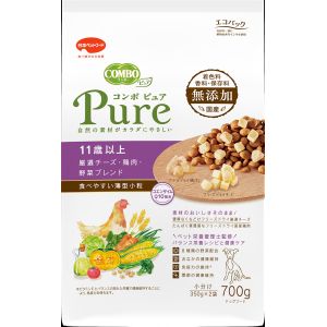 日本ペットフード 日本ペット コンボ ピュア ドッグ 11歳以上 厳選チーズ 鶏肉 野菜ブレンド 700g 225220