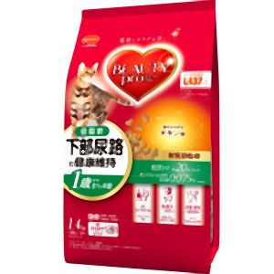 日本ペットフード ビューティープロ キャット 猫下部尿路の健康維持 低脂肪 1歳から チキン味 1.4kg 日本ペットフード