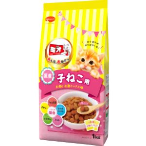 日本ペットフード ミオ ドライミックス 子ねこ用 お肉とお魚ミックス味 1kg 日本ペットフード
