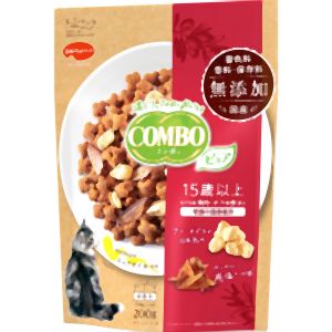 日本ペットフード コンボ キャット ピュア 15歳以上 まぐろ味 鶏肉 かつお節添え 200g 日本ペットフード