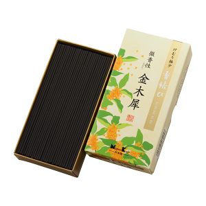 日本香堂 Nippon Kodo 日本香堂 香結び 微香性 金木犀 バラ 110g