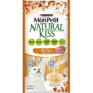 ネスレ日本 Nestle モンプチ ナチュラルキッス まぐろ入りチキンゼリー 40g ネスレ