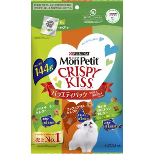 ネスレ日本 Nestle ネスレ日本 モンプチ クリスピーキッス バラエティパック グリル 海鮮グルメセレクト 144g Nestle