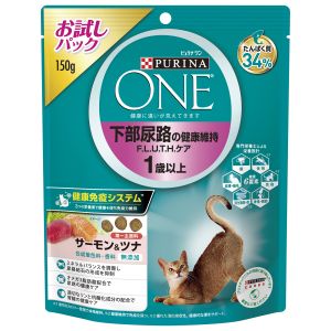 ネスレ日本 Nestle ネスレ ピュリナワンキャット 下部尿路の健康維持 F.L.U.T.H.ケア 1歳以上 サーモン ツナ 150g