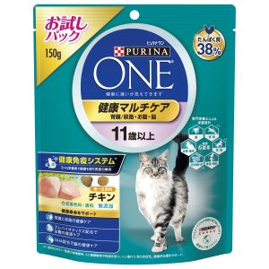 ネスレ日本 Nestle ネスレ ピュリナワンキャット 健康マルチケア 11歳以上 チキン 150g