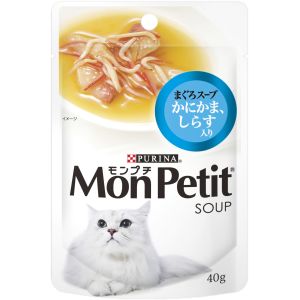 ネスレ日本 Nestle モンプチ まぐろスープ かにかま しらす入り 40g ネスレ