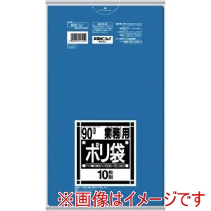 サニパック 日本サニパック L-91-BL L-91Lシリーズ90L青 10枚