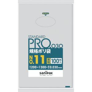 日本サニパック sanipak サニパック L-11 スタンダード ポリ袋 11号 0.03mm