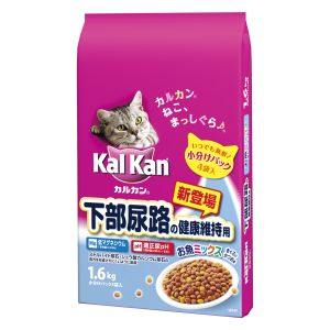 マース MARS マース カルカン ドライ 下部尿路の健康維持用 お魚ミックス まぐろとかつお味 1.6kg