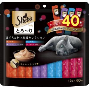 マース MARS マース シーバ とろ～り メルティ まぐろ & かつお味セレクション 12g×40個