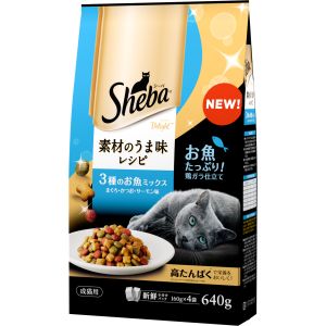 マース MARS マース シーバ ディライト 素材のうま味レシピ 3種のお魚ミックス 640g