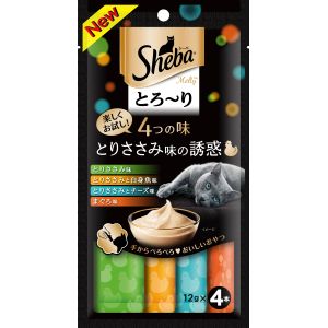 マース MARS マース シーバ とろ～り メルティ 4つの味 とりささみ味の誘惑 12g×4本