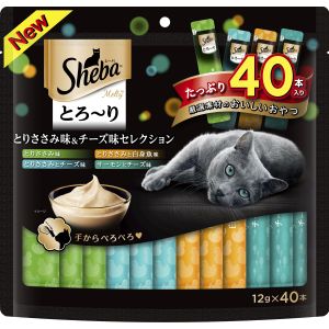 マース MARS マース シーバ とろ～り メルティ とりささみ味 チーズ味 セレクション 12g×40P 267700