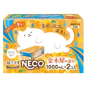 白元アース 白元アース ドライ&ドライUP NECO 超大容量湿気とり 金木犀の香り 1000mL×2個入