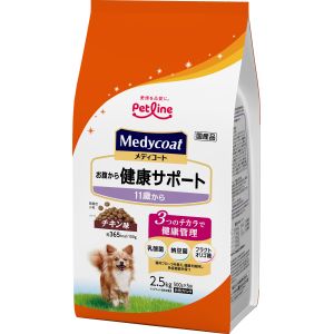 ペットライン PETLINE ペットライン メディコート お腹から健康サポート 11歳から 2.5kg 500g×5