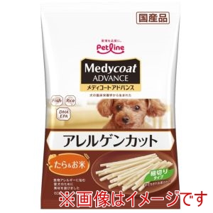 ペットライン PETLINE ペットライン メディコートアドバンス アレルゲンカットジャーキー 細切り たら＆お米 60g