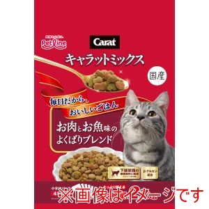 ペットライン PETLINE ペットライン キャラットミックス お肉とお魚味のよくばりブレンド 2.7kg