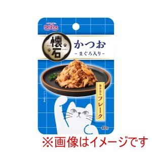ペットライン PETLINE ペットライン 懐石レトルト 魚介旨みフレーク かつお まぐろ入り 40g