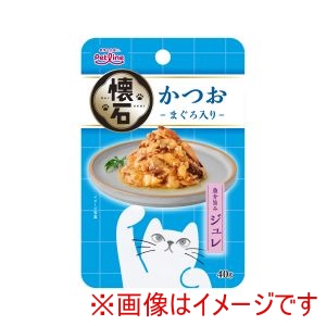 ペットライン PETLINE ペットライン 懐石レトルト 魚介旨みジュレ かつお まぐろ入り 40g