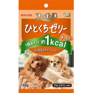 ペットライン PETLINE ペットライン プッチーヌ ひとくちゼリー 国産若鶏ささみ入り チーズ味 48g