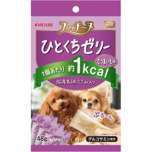 ペットライン PETLINE ペットライン プッチーヌ ひとくちゼリー 国産若鶏ささみ入り さつまいも味 48g