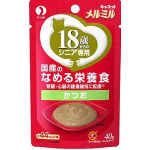 ペットライン PETLINE ペットライン キャネット メルミル 18歳から かつお 40g