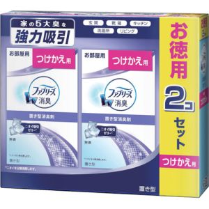 P&G P&G 672894 ファブリーズ W消臭 お部屋用 置き型消臭剤 無香 つけかえ用 130g×2個