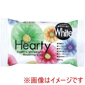 パジコ PADICO パジコ 軽量粘土 ハーティクレイ ホワイト 40g 301251 日本製 PDC1251