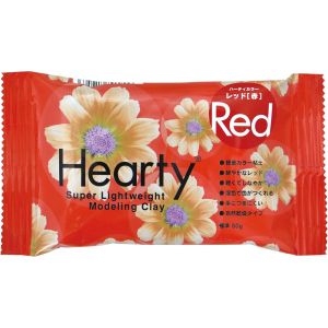 パジコ PADICO パジコ 軽量粘土 ハーティクレイ レッド 50g 301256 日本製 PDC1256