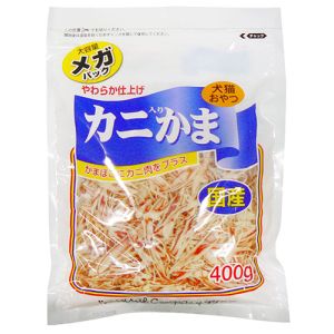 藤沢商事 藤沢商事 カニ入りかま メガパック 400g 猫 おやつ