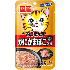 はごろもフーズ Hagoromo はごろも ねこまんまパウチ かにかまぼこ入り 40g 猫 キャットフード ウェット