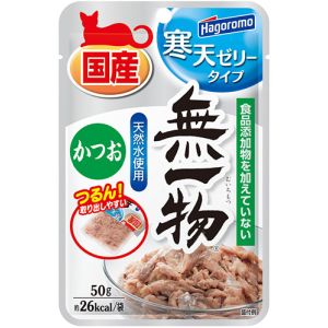 はごろもフーズ はごろも 無一物パウチ 寒天ゼリータイプ かつお 50g