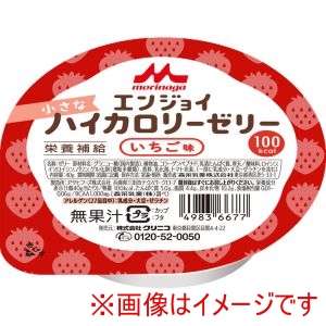 森永乳業クリニコ 森永乳業クリニコ 357166 0651849 エンジョイ小さなハイカロリーゼリー いちご味 40g