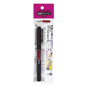 三菱鉛筆 三菱鉛筆 PM-120T 1P.24 プロッキー 細字 黒 水性サインペン パック