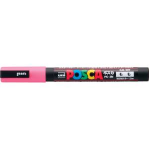 三菱鉛筆 ユニポスカ 水性細字 桃 PC-3M