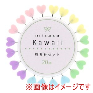 ミササ ミササ Kawaii 待ち針 ハート 8135