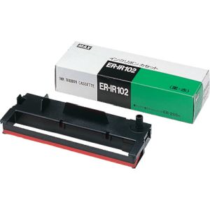 マックス MAX マックス ER-IR102 タイムレコーダ用インクリボン黒 赤2色 MAX