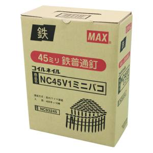 マックス MAX マックス NC45V1 ワイヤ連結釘 10巻入 ミニ箱 MAX